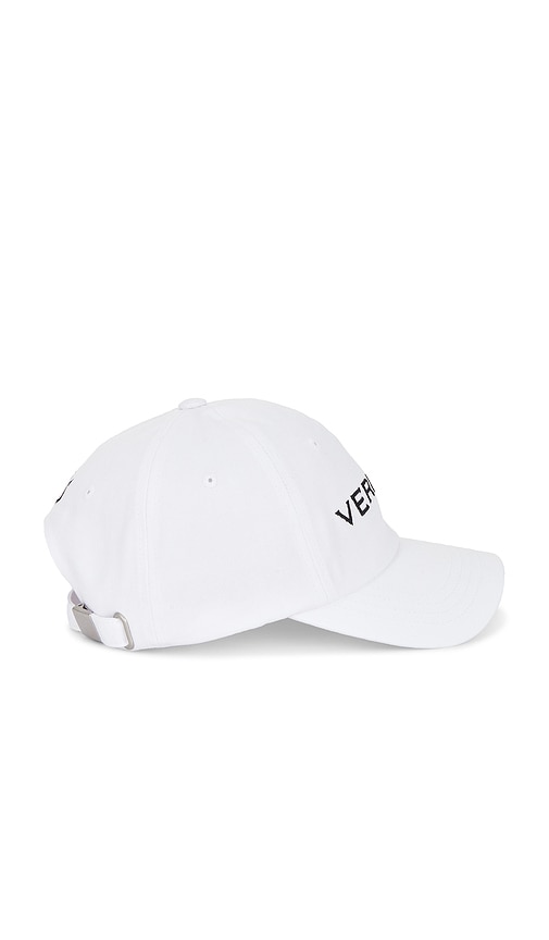  Verutum Lettering Cap In White. 