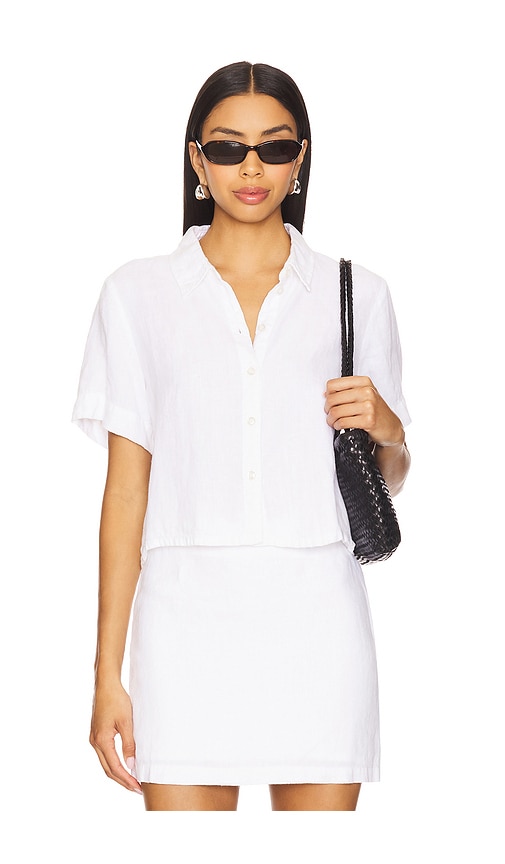 Anais Shirt in White. - size S (also in L, M, XS)