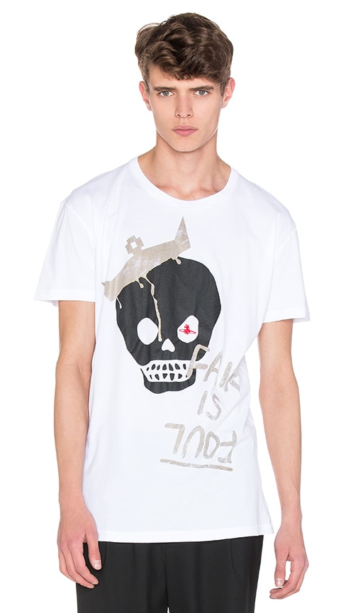 Vivienne Westwood Man King Skull T-Shirt in White | REVOLVE