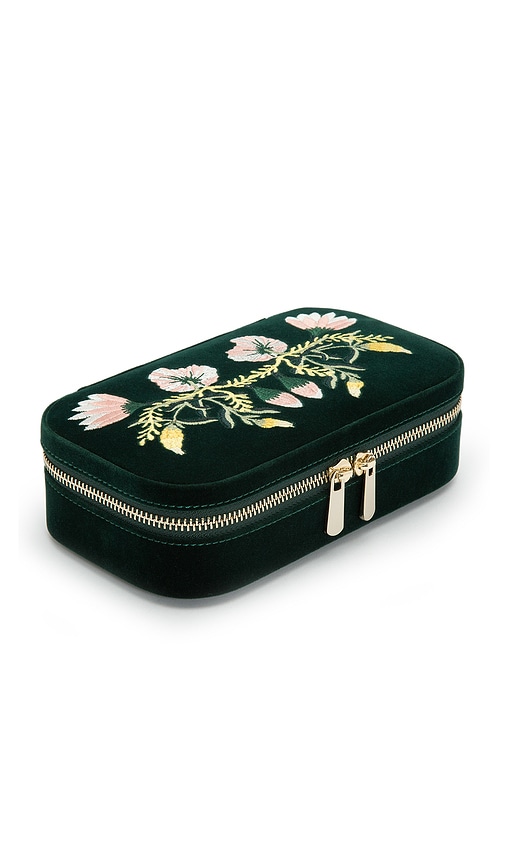  Wolf Zoe Travel Zip Case In Green. 