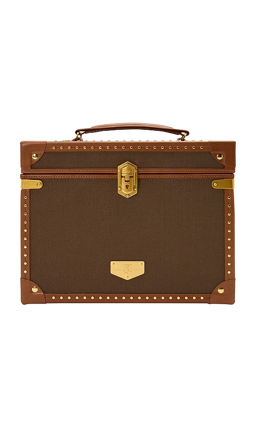 Wolf Ida Trunk Jewelry Box In Brown