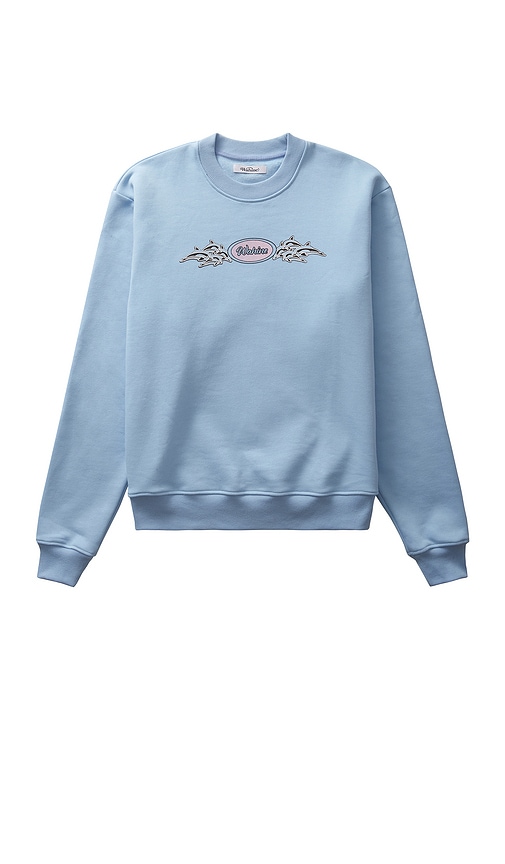Wahine Dolphin Sweater In 浅灰蓝色