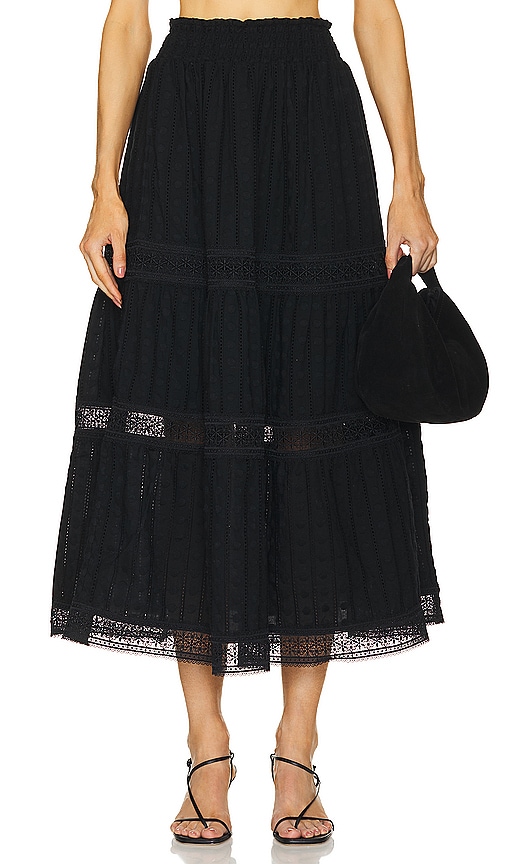Shop Waimari Angela Maxi Skirt In 黑色