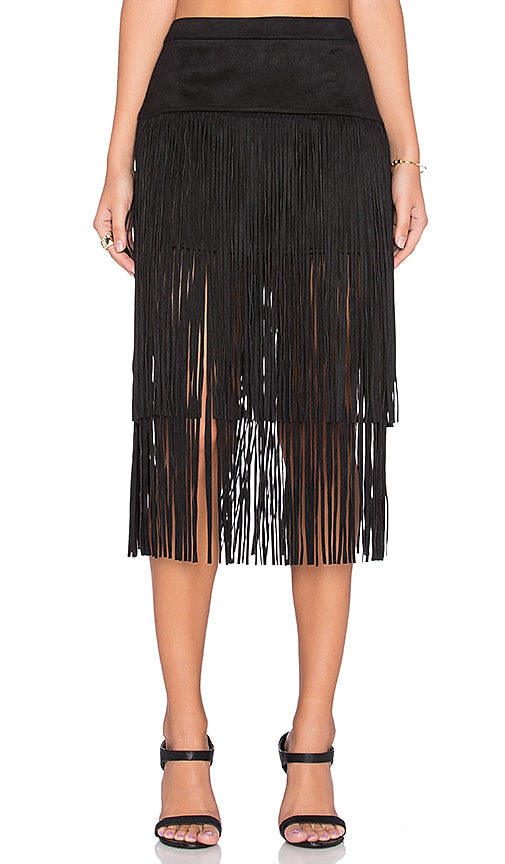 Grazing Fringe Skirt