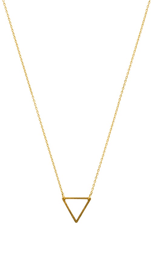 Frame Triangle Necklace