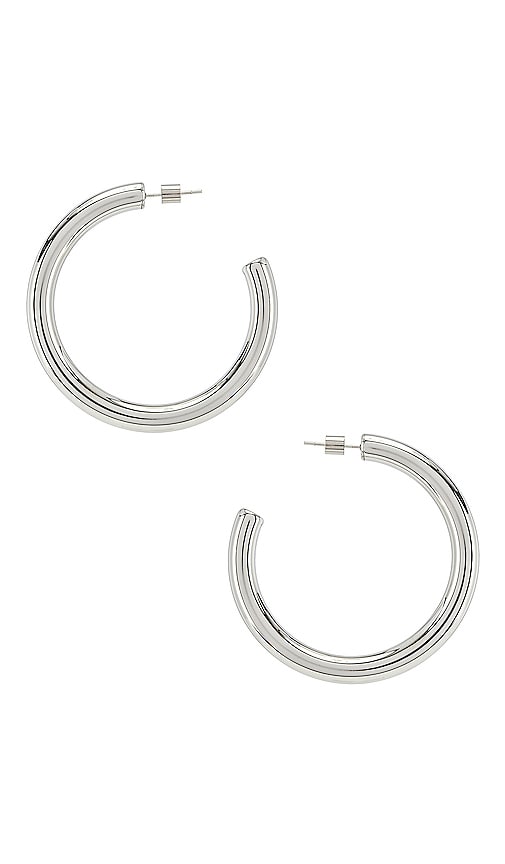 Faye Midi Hoop Earrings
