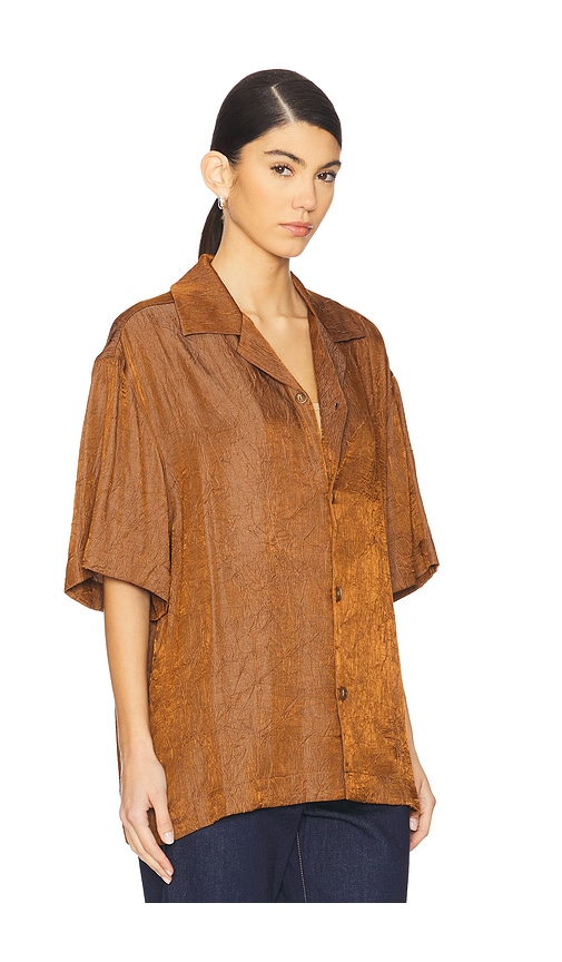  Wao Hemd In Brown. Größe Xs. Also In S, M. 
