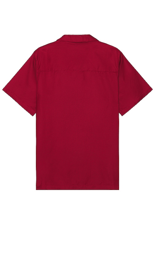 Shop Wao The Camp Shirt In Red