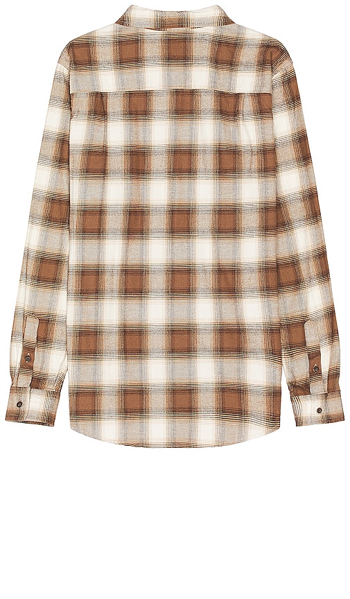 Shop Wao The Flannel Shirt In Brown