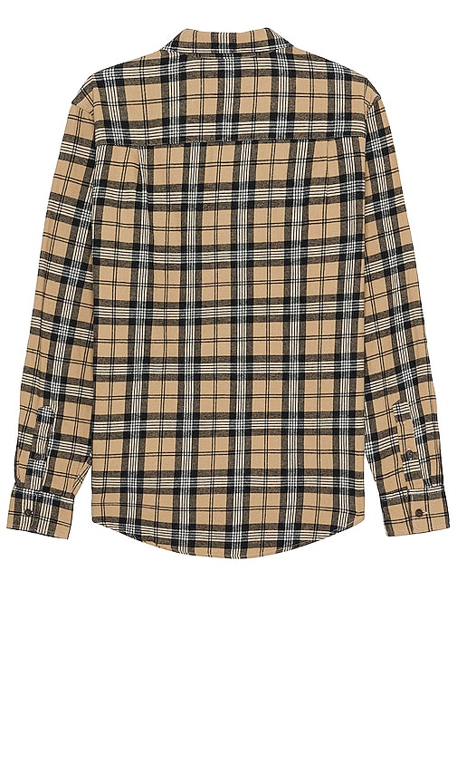 Shop Wao The Flannel Shirt In Tan