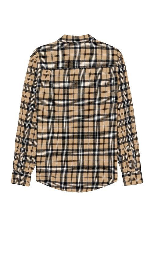 Shop Wao The Flannel Shirt In Tan