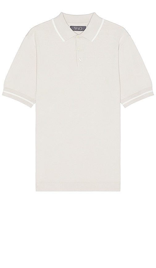 Shop Wao Everyday Luxe Polo In 帆布鞋