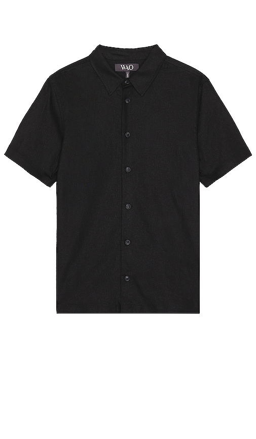 WAO The Short Sleeve Shirt in Black