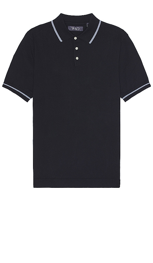 Shop Wao Everyday Luxe Polo In 黑色