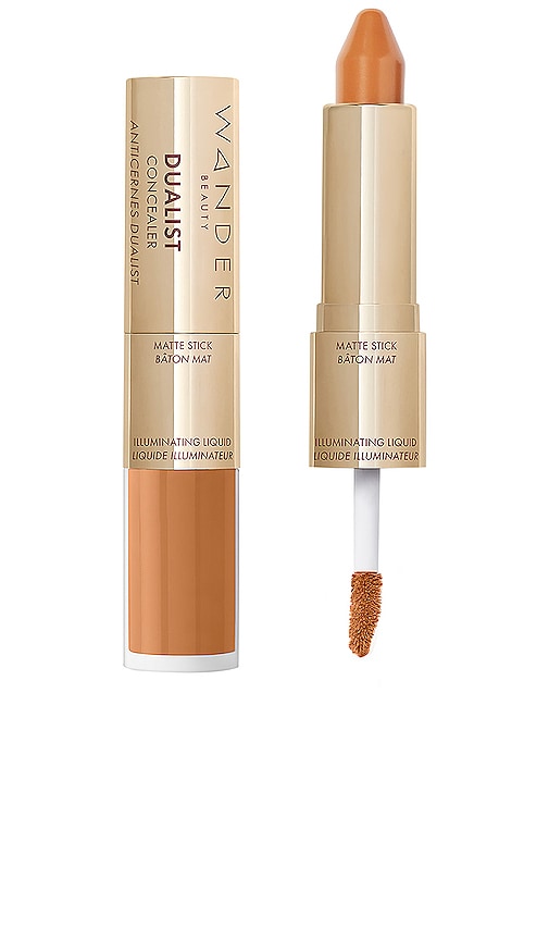 Wander Beauty Dualist Matte And Illuminating Concealer In Golden Rich