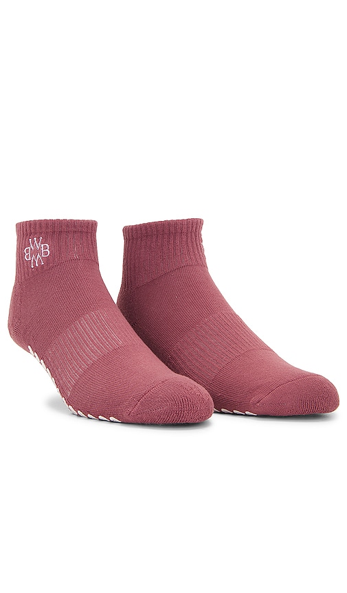 Bewell Embroidered Grip Sock