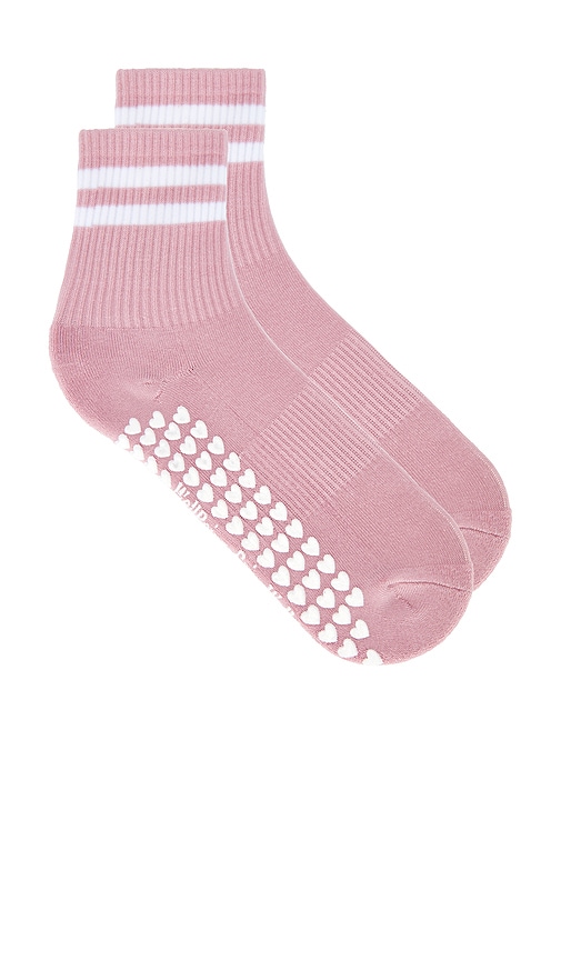 CHAUSSETTES STRIPED HALF CREW GRIP SOCK en - WellBeing + BeingWell - Modalova