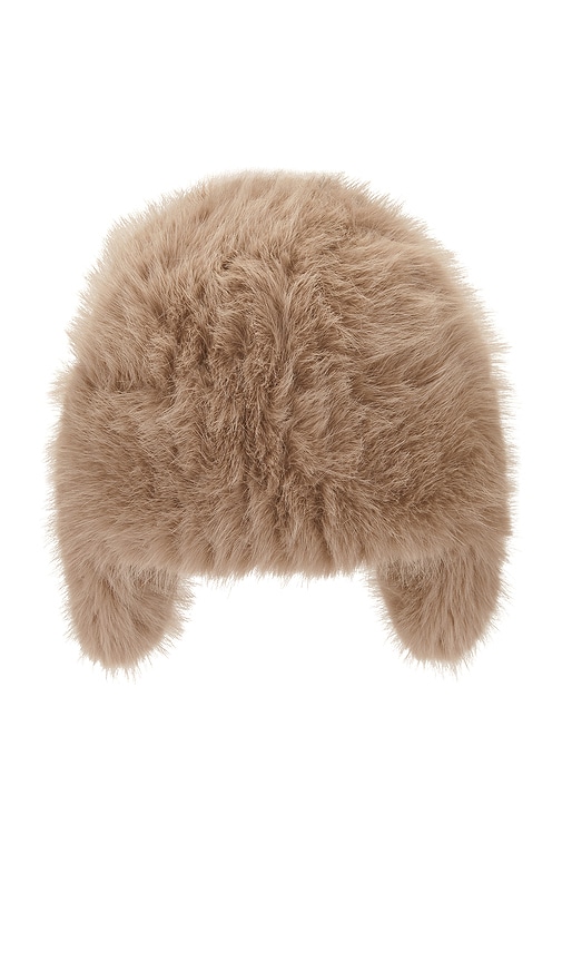  Wellbeing + Beingwell Hut Faux Fur Trapper Hat In Brown. 