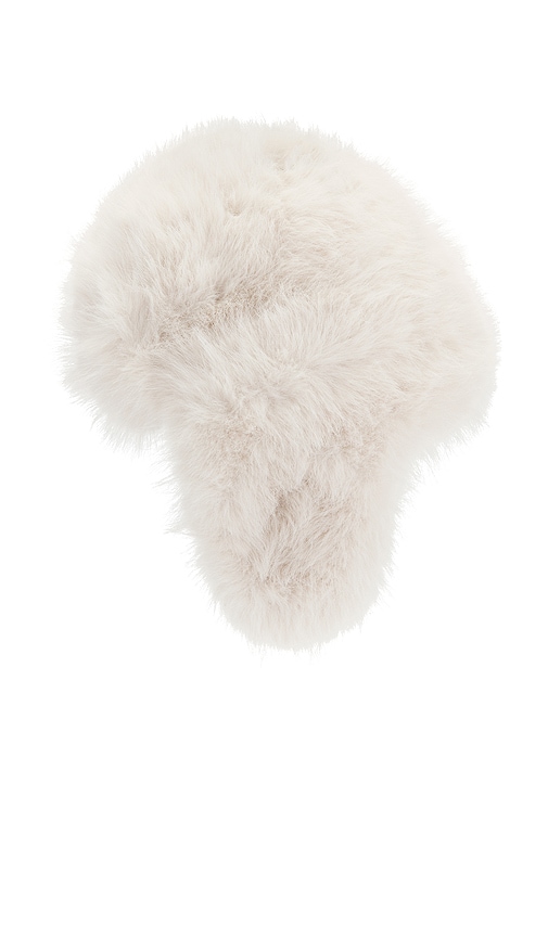  Wellbeing + Beingwell Hut Faux Fur Trapper Hat In Ivory. 