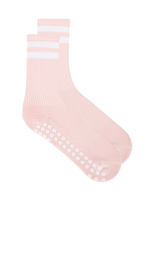 WellBeing + BeingWell WellBeing + BeingWell Striped Tube Grip Sock