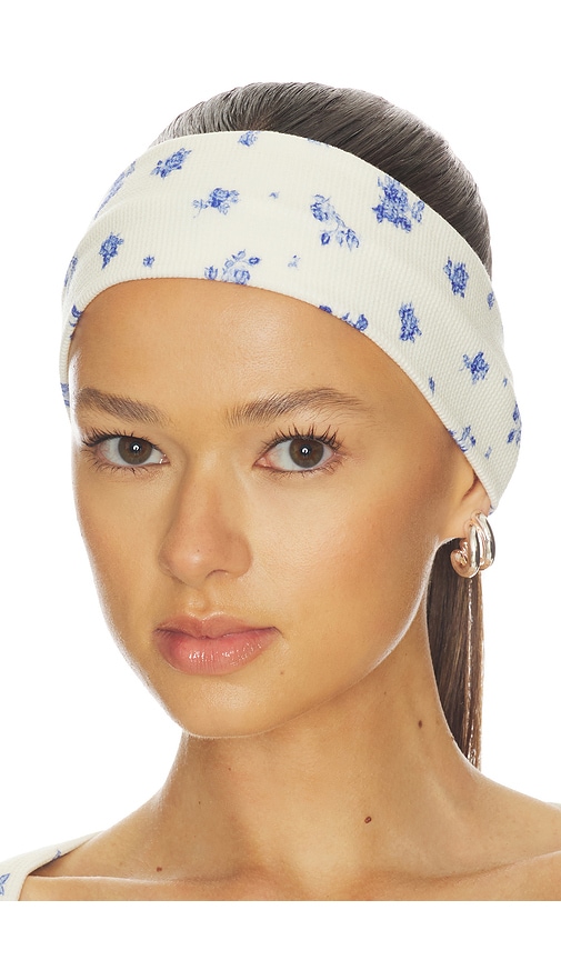 Wellbeing + Beingwell Sable Headband In Blue