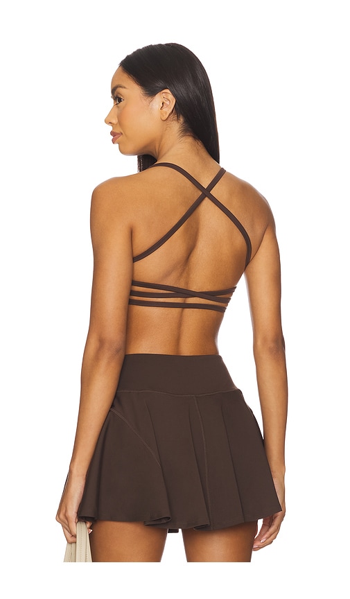Wellbeing + Beingwell Movewell Ren Sports Bra In Brown