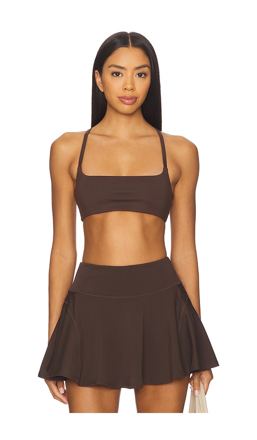Wellbeing + Beingwell Movewell Ren Sports Bra In Brown