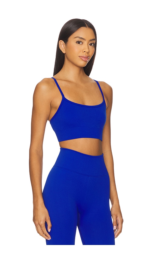 Wellbeing + Beingwell Stretchwell Emery Sports Bra In Blue