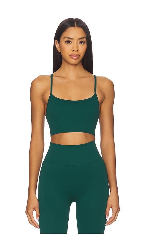 Wellbeing + Beingwell Stretchwell Emery Sports Bra In Green