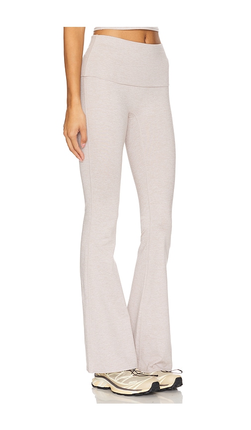 Shop Wellbeing + Beingwell Loungewell Monte Foldover Pant In Grey