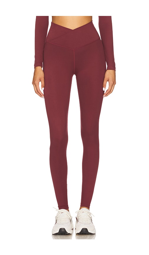 Wellbeing + Beingwell Flowwell Callista Crossover Legging In Blue