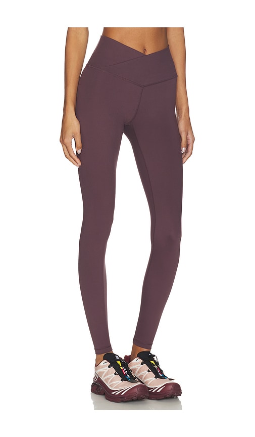  Wellbeing + Beingwell Flowwell Callista Crossover Legging En Color Mauve Talla L  (también En M, Xs, Xxs). 