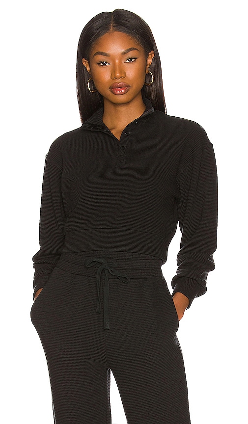 WellBeing + BeingWell Poppy Pullover in Black