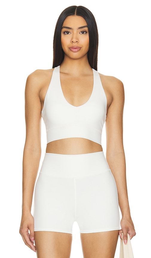 Shop Wellbeing + Beingwell Movewell Stevie Sports Bra In White