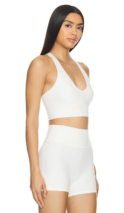 Shop Wellbeing + Beingwell Movewell Stevie Sports Bra In White