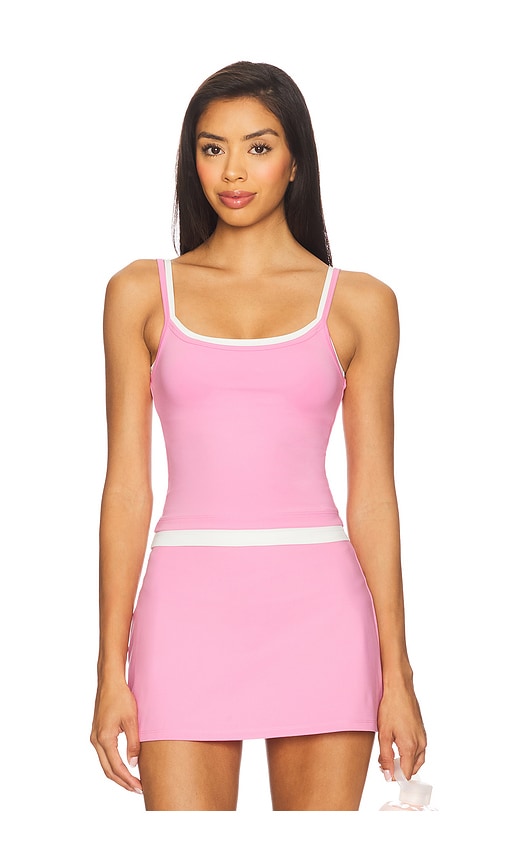 FlowWell Sage Tank in Pink. - size XS (also in L, M, S, XL, XXS)