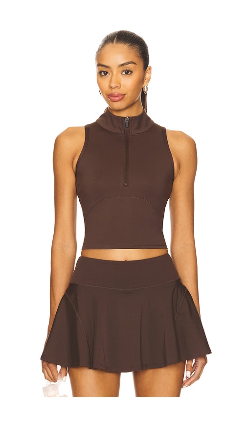 Wellbeing + Beingwell Movewell Rowan Tank In Brown