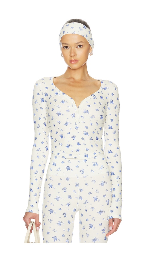 Wellbeing + Beingwell Mason Top In Blue