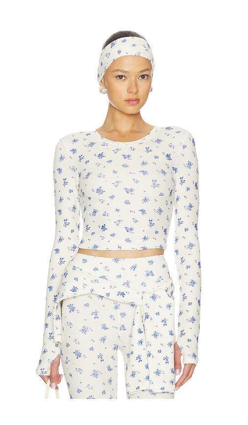 Wellbeing + Beingwell Sloane Top In Blue