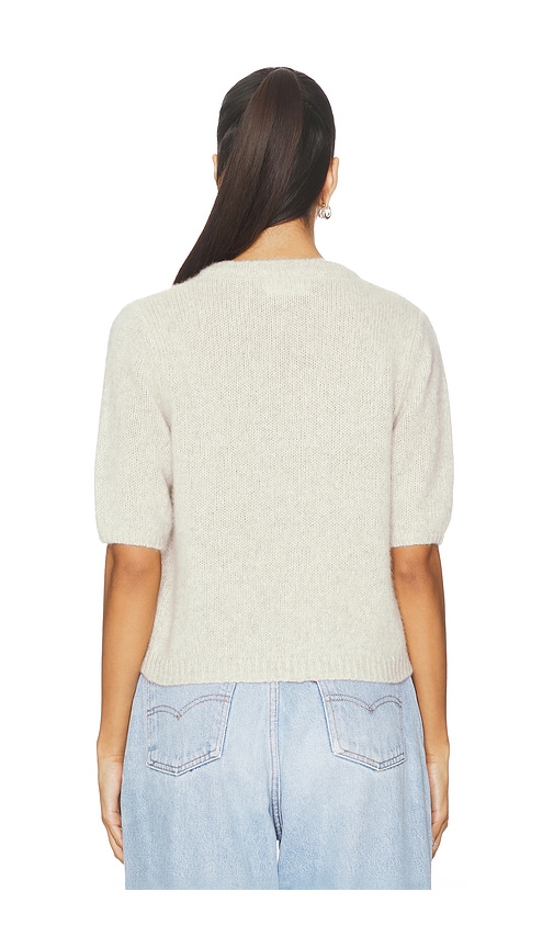  W. Cashmere Kurzärmeliger Pullover Brenda In Neutral. Größe S. Also In M. 