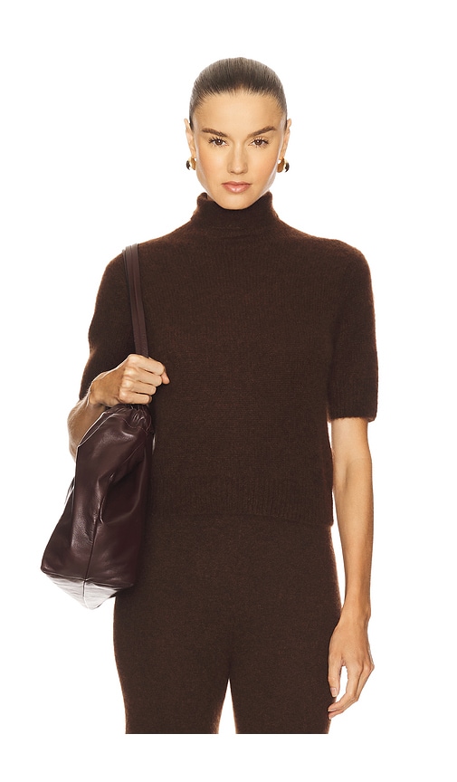 W. Cashmere Tansy Short Sleeve Pullover