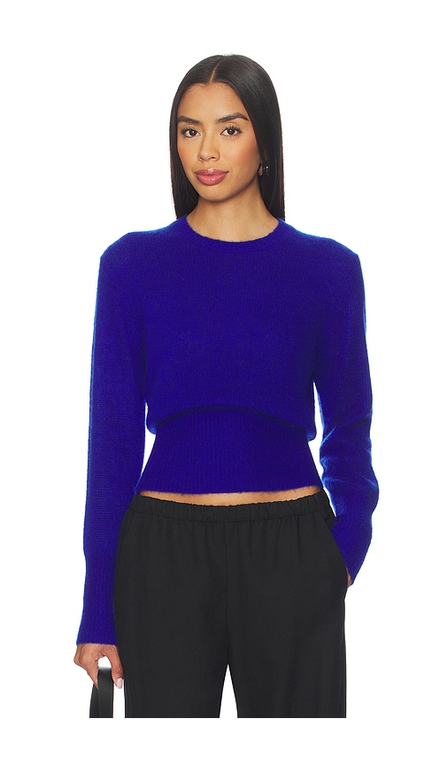 W. Cashmere Laurel Cinched Waist Sweater