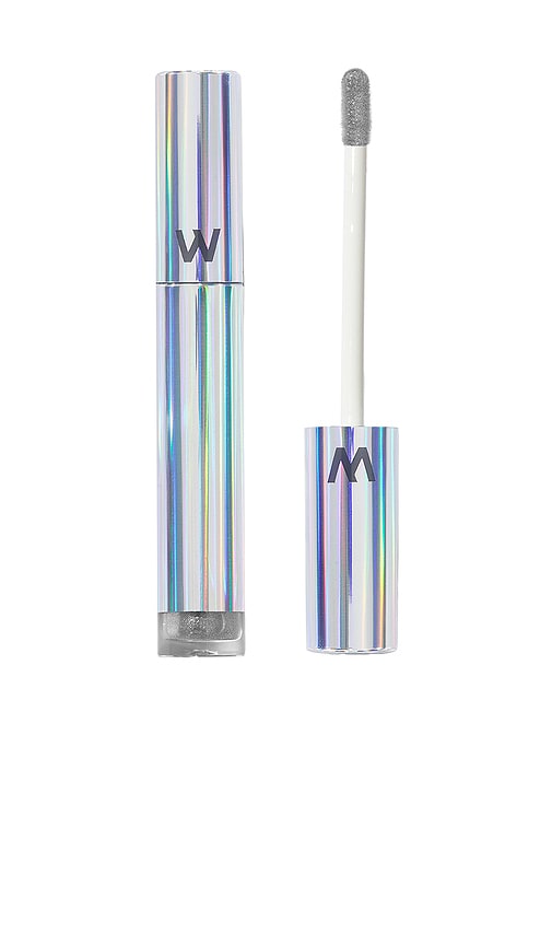 Wonderskin Wonder Blading Top Gloss in Silver Glitter.