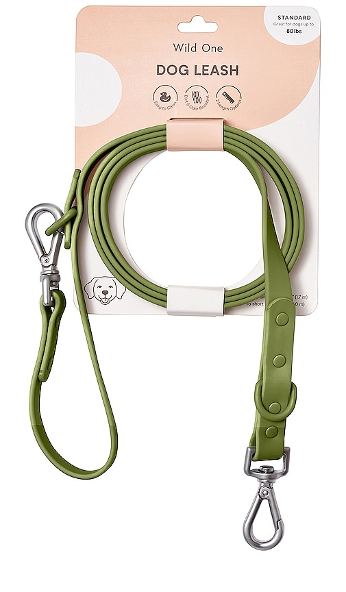 Shop Wild One Standard Leash In Olive