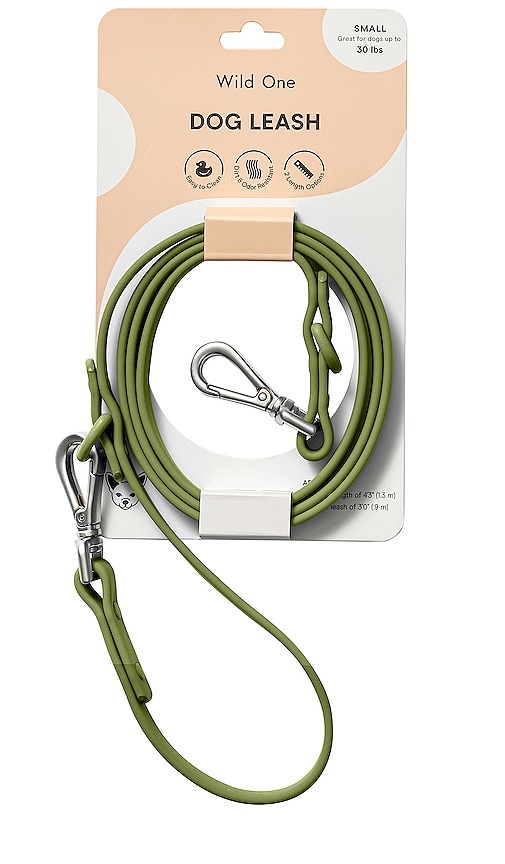 Shop Wild One Small Leash In Olive