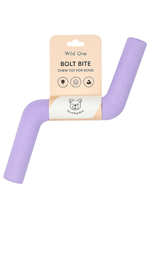 Shop Wild One Bolt Bite Chew Toy In Lavender