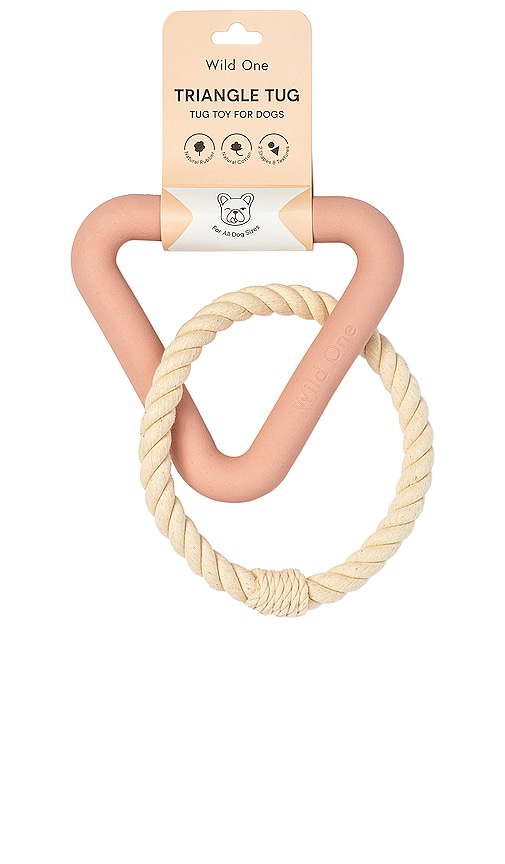 Shop Wild One Triangle Tug Toy In Blush