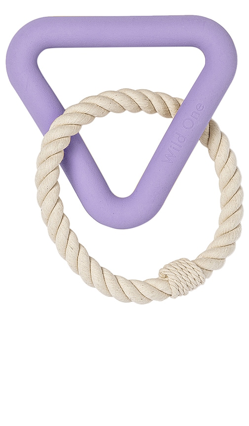 Wild One Triangle Tug Toy In Lavender
