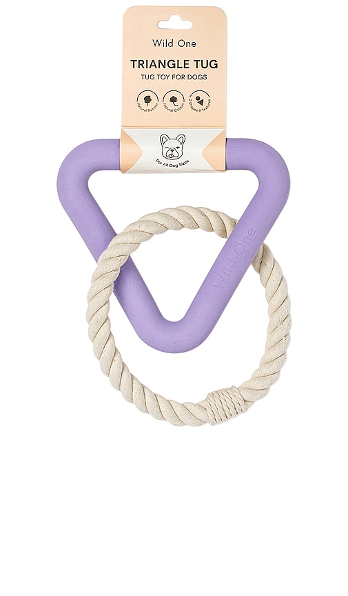 Shop Wild One Triangle Tug Toy In Lavender
