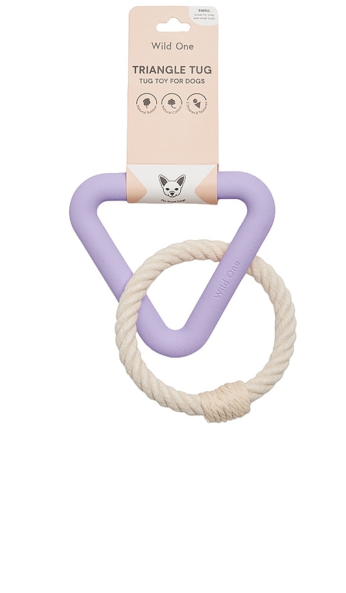 Shop Wild One Small Triangle Tug Toy In Lavender